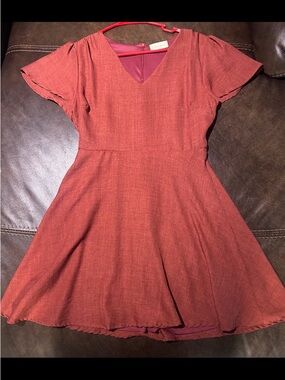 Women’s M Altar'd State burgundy dress